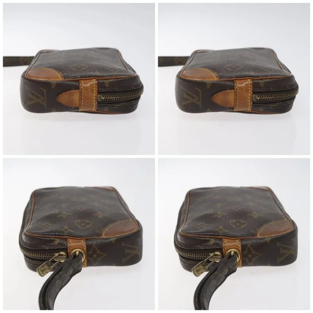 LOUIS VUITTON Monogram Marly Dragonne PM Clutch Bag M51827 LV Auth th6219 - Picture 16 of 16